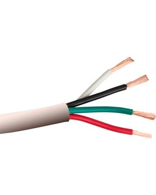 CED - 16AWG-4C-WHT - Speaker Cable